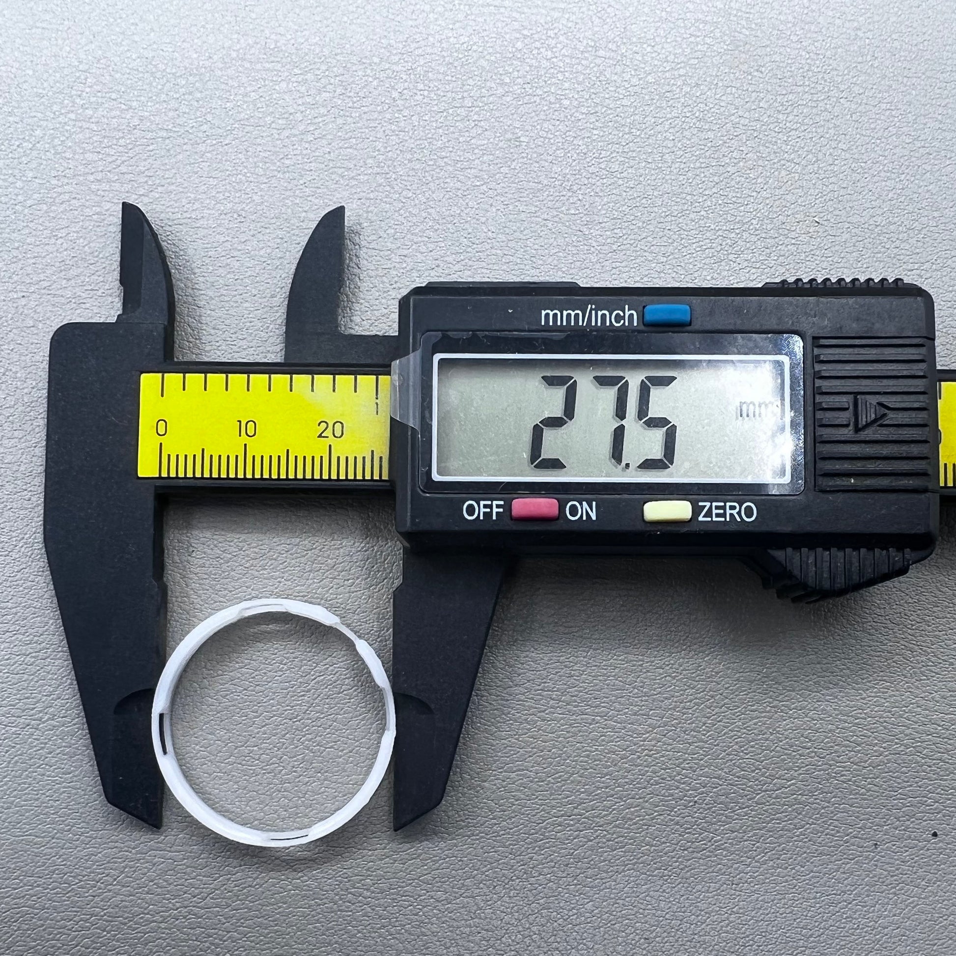 Cushion mount spacer ring set for ETA 2824 2836 2846 watch movements, 6.5x27.5mm precision fit.