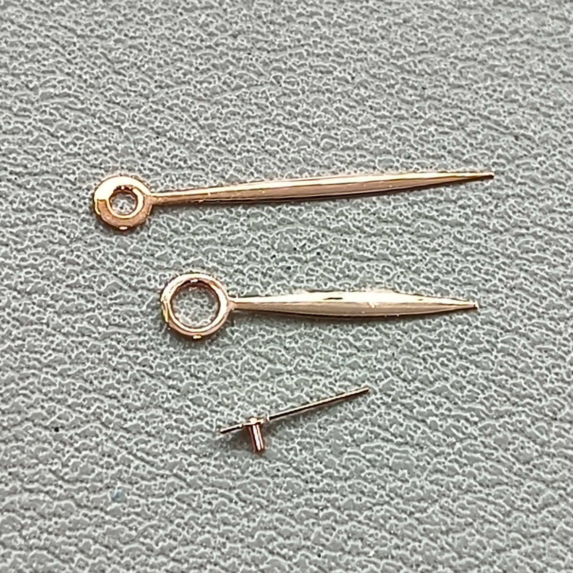 Polished Rose Golden Watch Hands for ST3600/ST3620/ETA6497/ETA6498 NO Lume