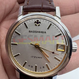 33mm Shanghai Manual Mechanical Watch Single Calendar 17 Jews Shock-Resistant