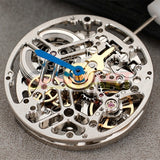 Asian HZ75DOA Silver Hollow Bare Balance Wheel Automatic Mechanical Movement