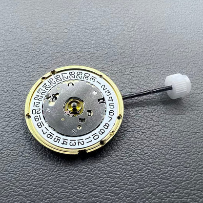 Swiss ETA E61.041 quartz watch movement by ETA with date indicator at 3 o'clock, precise timekeeping replacement.