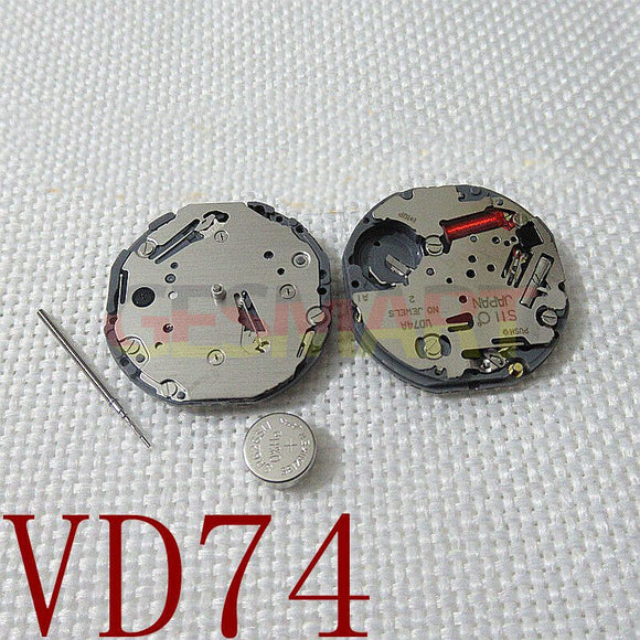 Hattori Epson TMI VD74 VD74A Watch Quartz Movement Japan Made