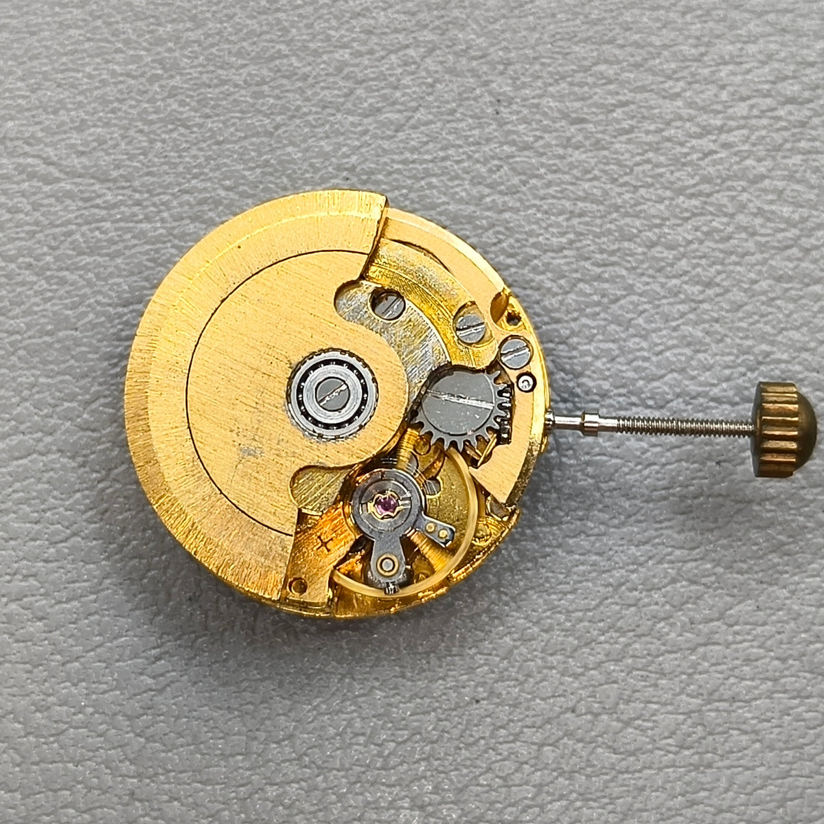 17.2mm Golden Plated Automatic Mechanical Movement for Lady Watch Cufflink Button