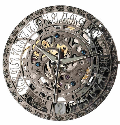 Chinese Hangzhou Hollow Black 27A0D Automatic Mechanical Movement Watch Part