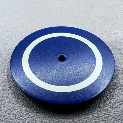 28.5mm blue and yellow circle watch dial by Miyota, fits 8215 8200 movement accessories