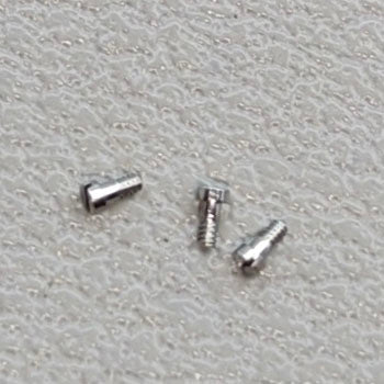 3 PIECES Replacement  Screw for Hairspring Bridle for RLX 3135 Movement #3135-5452