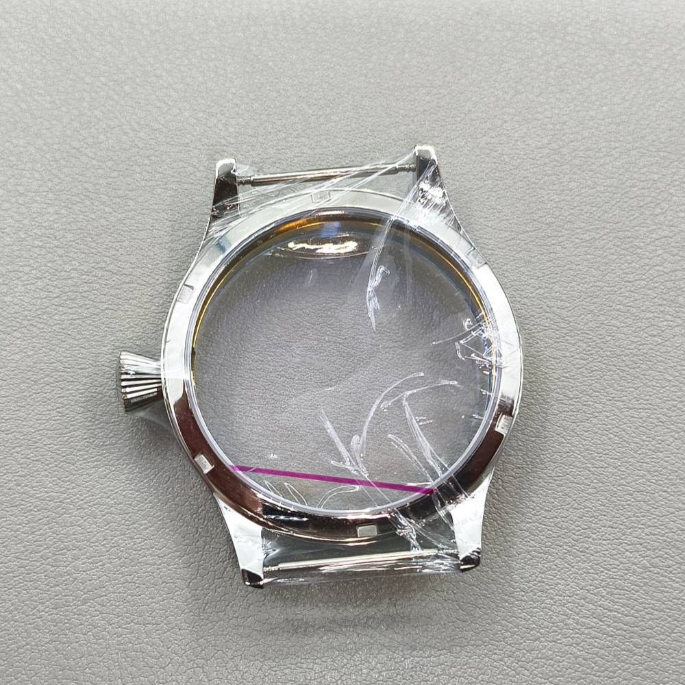 44mm Watch Case Stainless Steel Case for ETA 6497 ETA 6498 Seagull ST3600 ST3621