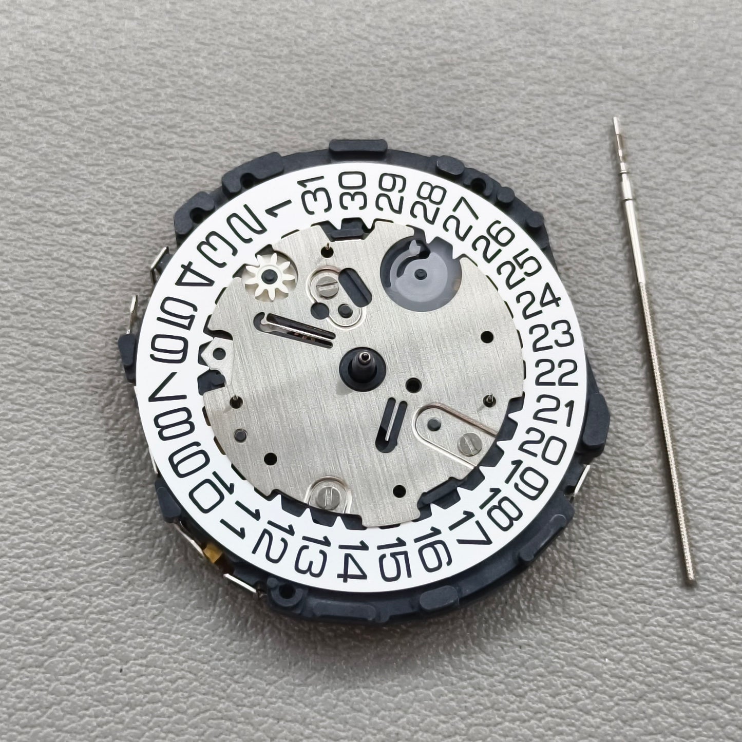 Japan Hattori Epson VR3G VR3GA Watch Quartz Movement Date@3