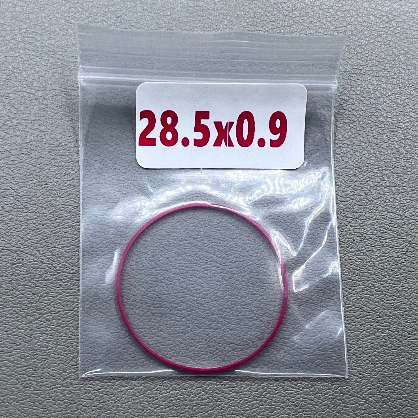 Set of 5 Teflon watch gasket O-rings 28.5mm for Tissot models T063, T035, 1853, T099, T028, T41.