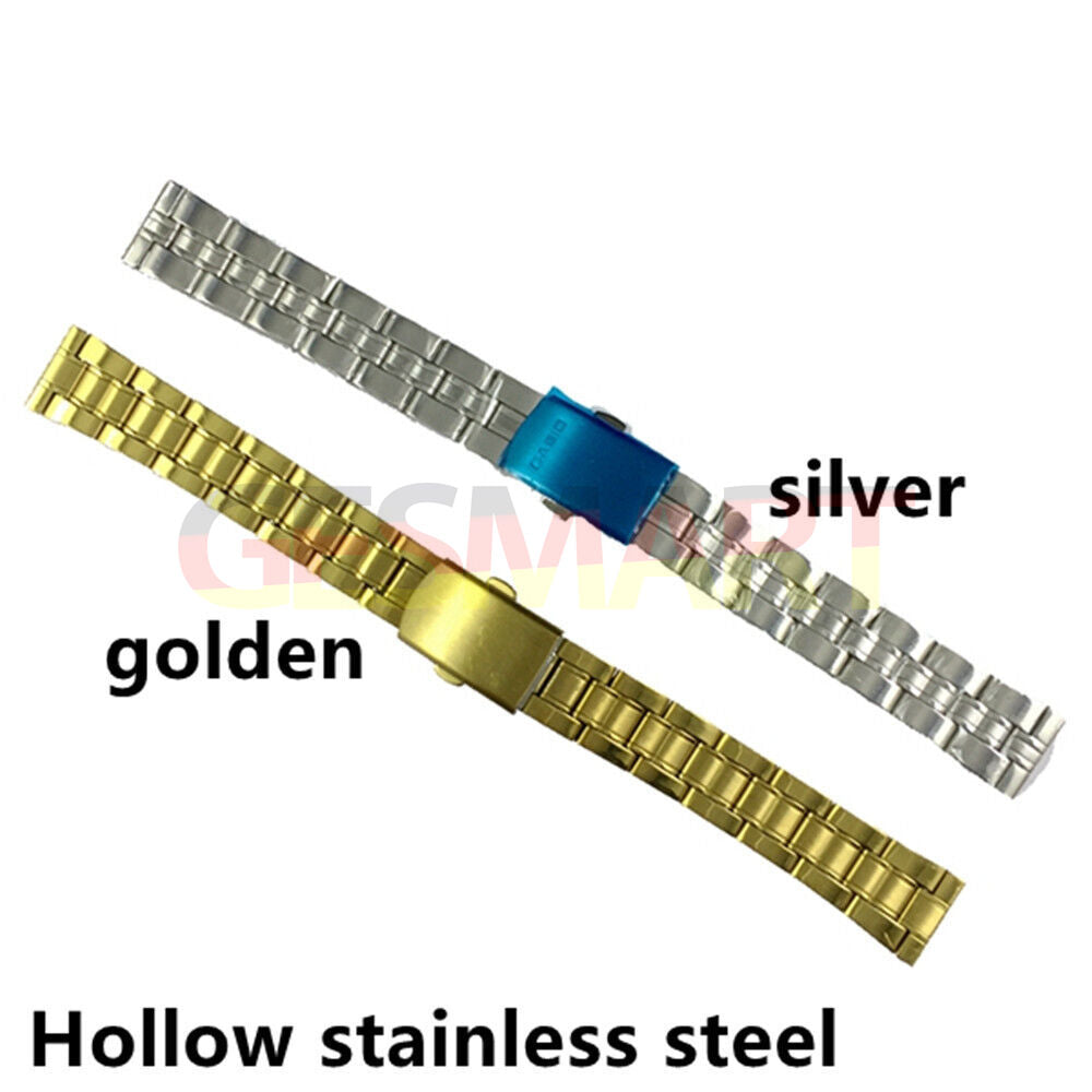 SHANGHAI HAIDA Montre mécanique manuelle pour femme, boîtier doré, imitation diamant, clou