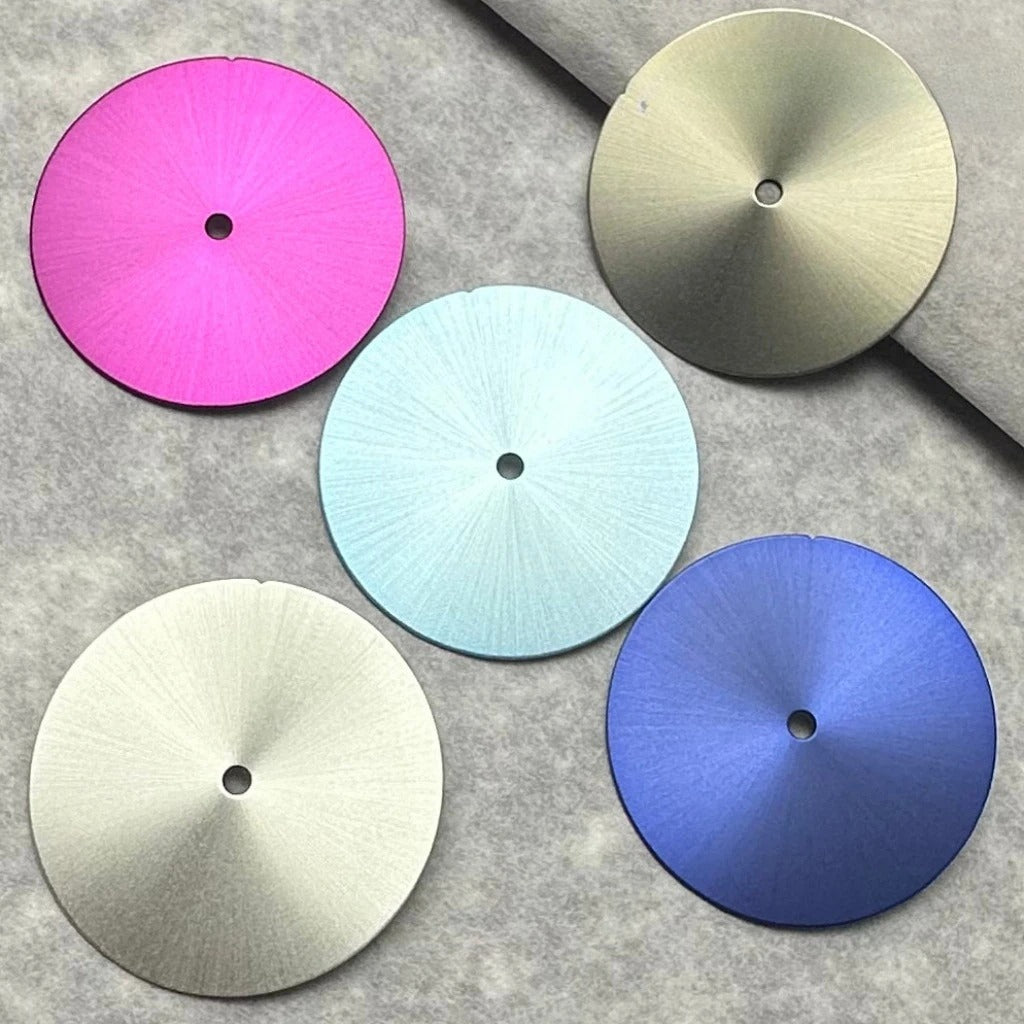 Modified 28.5mm Sunburst Sterile Multicolor Watch Dial For NH35 NH36 Movement