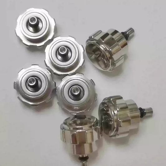 Seiko 7T04A V195A quartz crown, original Japanese watch part for precise time adjustment.