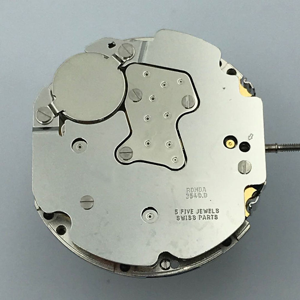 Ronda 3520D quartz watch movement showcasing precise timekeeping and durability by Ronda.