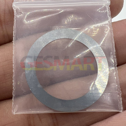 Black background close-up of green date wheel for NH35 NH36 watch movement by Seiko