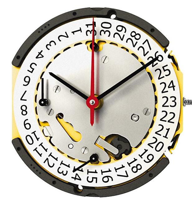 Ronda 3540D quartz watch movement with precise timekeeping for watch accessories.