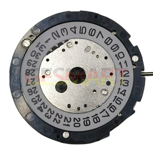 Miyota 6S10 quartz watch movement with date at 3, genuine Japan-made precision by Miyota.