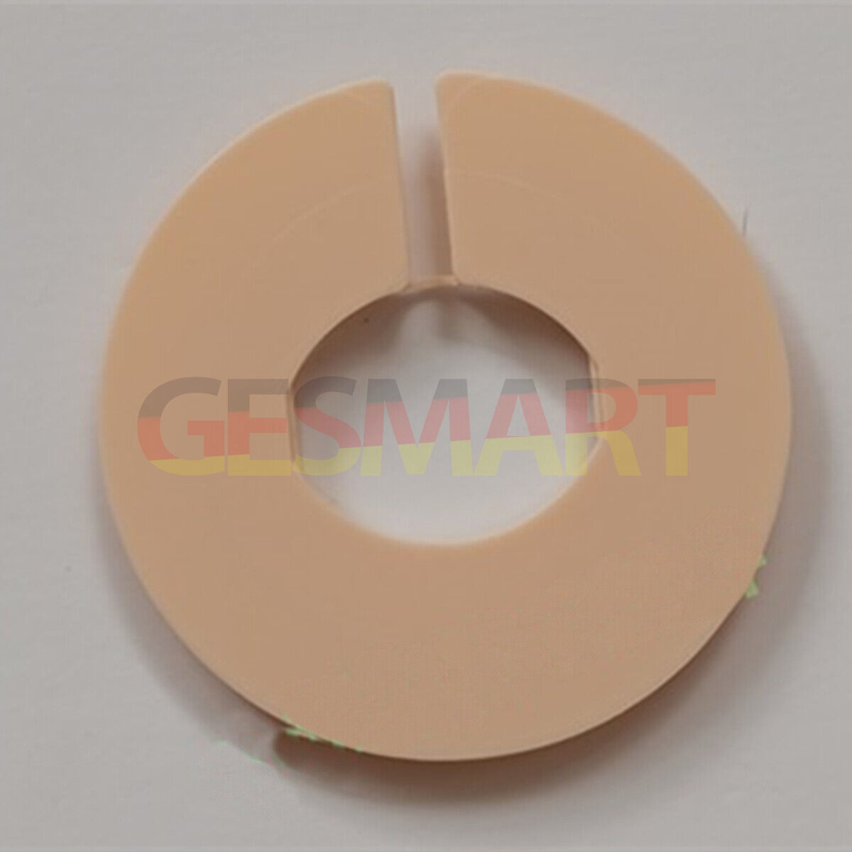 Plastic watch case cushion mount spacer ring for ISA257.130 movement, durable and precise fit.