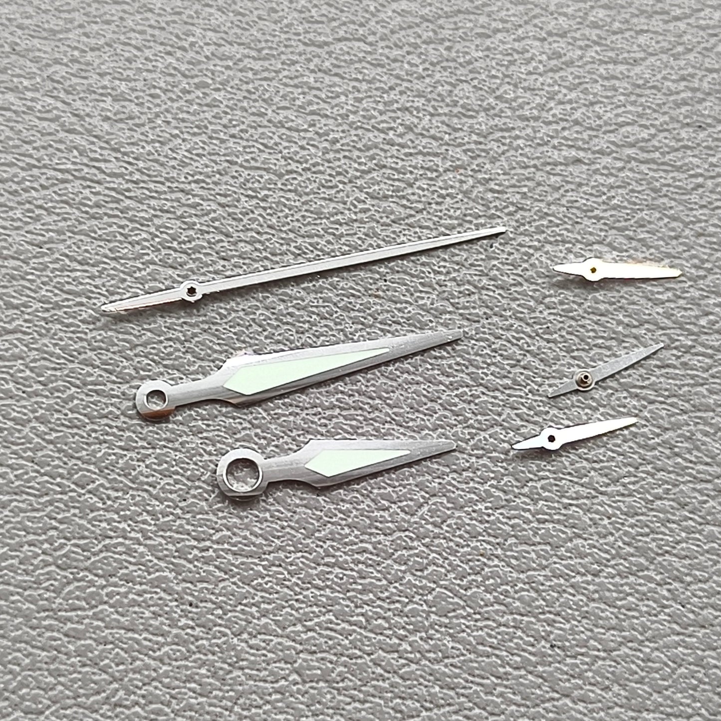Silver Trim Luminous 6 Pins Watch Hands for ETA G10.211 Quartz Watch Movement