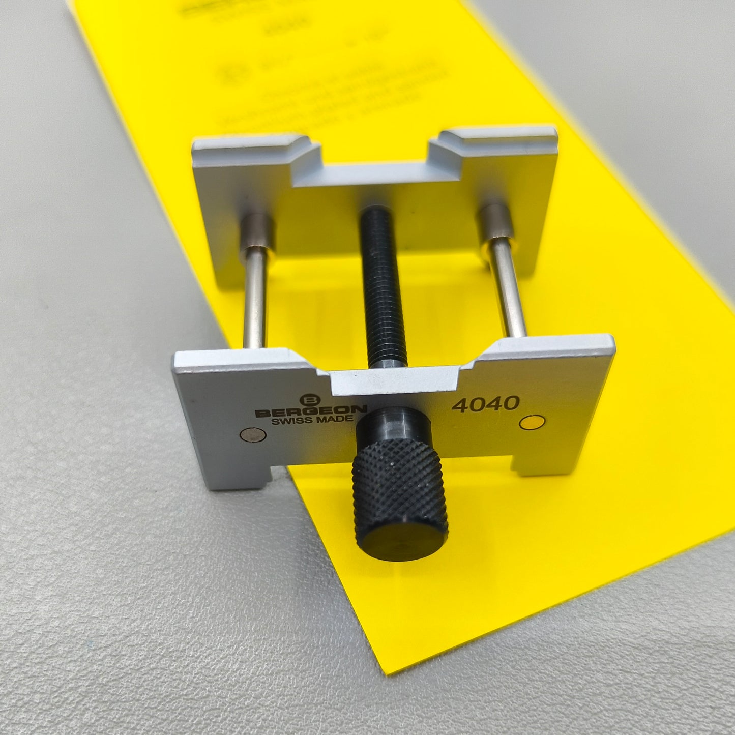 Swiss Bergeon 4040 Extensible Reversible Movement Holder Clamp 8 3/4'''-19'''