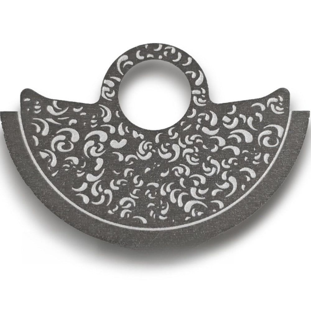 Brown Vintage Vein Metal Rotor Oscillating Weight Overlay For  NH35 NH36