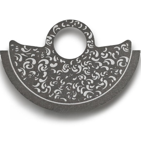 Brown Vintage Vein Metal Rotor Oscillating Weight Overlay For  NH35 NH36