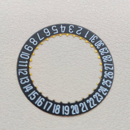 2 PIECES Generic Black Date Disk Wheel for ETA 2824-2 2892 Movement Date@6