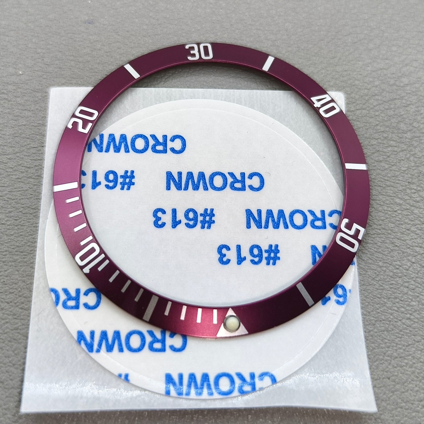 39.5mm Watch Bezel Insert Aluminium Diving Fit for Automatic SUB GMT Watch