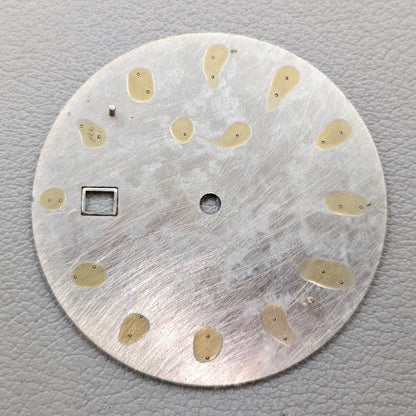 34mm No Lume Blue Modified Datejust Watch Dial for NH35 Movement