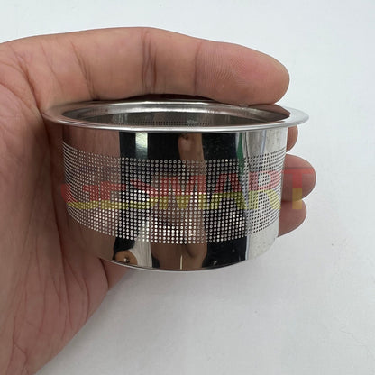 70x35mm Benzine cup with basket tray for precise watch repair cleaning.