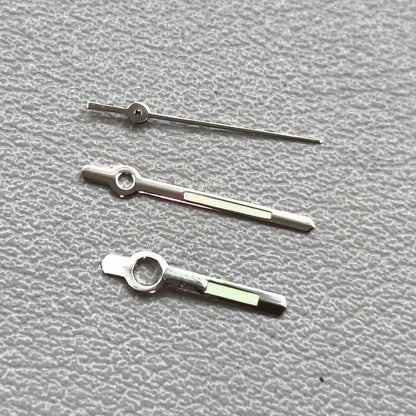 2 Sets/Pack Silver Luminous Watch Hands Generic Fit for 7009 Movement