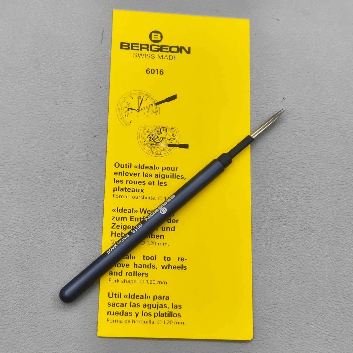 Swiss Bergeon 6016 Ideal Watch Hand and Movement Wheel Remover Tool