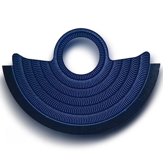 Blue Ripple Pattern Metal Rotor Oscillating Weight Overlay For  NH35 NH36