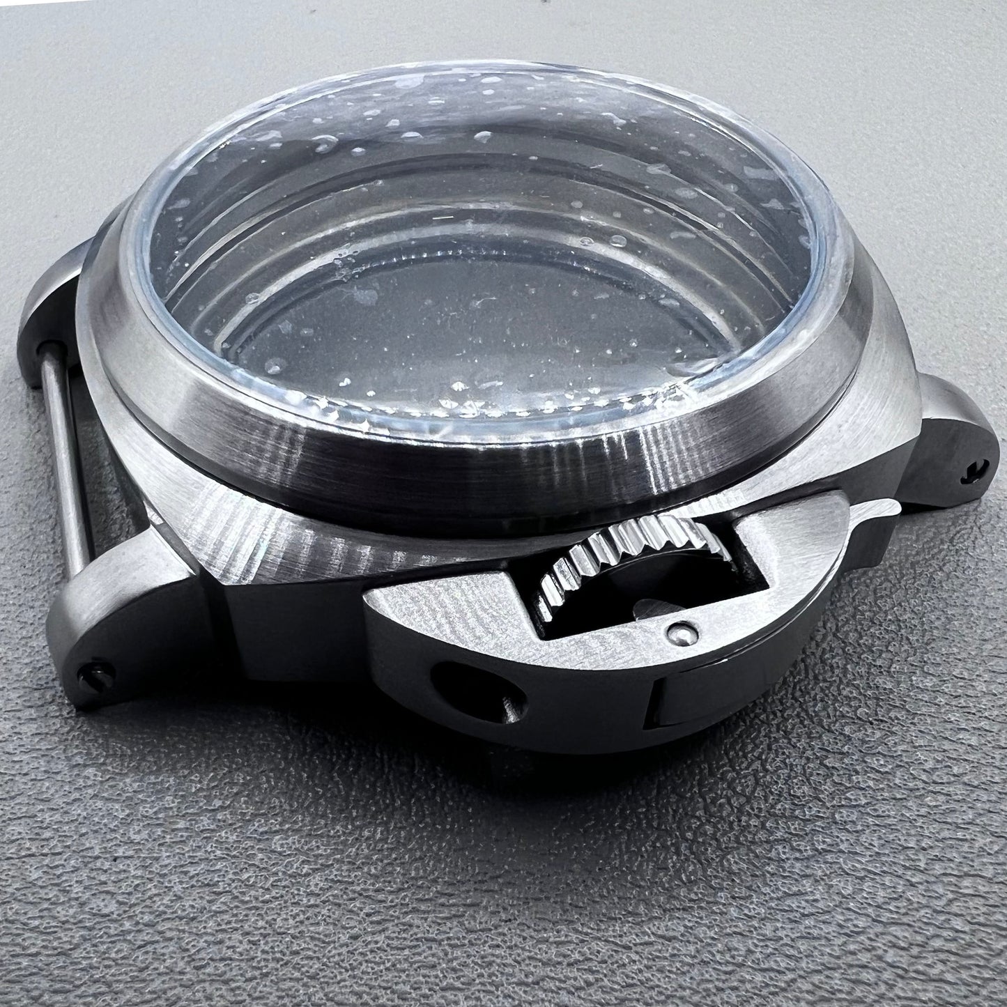 47mm 316L Stainless Steel Watch Case For Seagull ST36 ETA 6497 6498 Movement