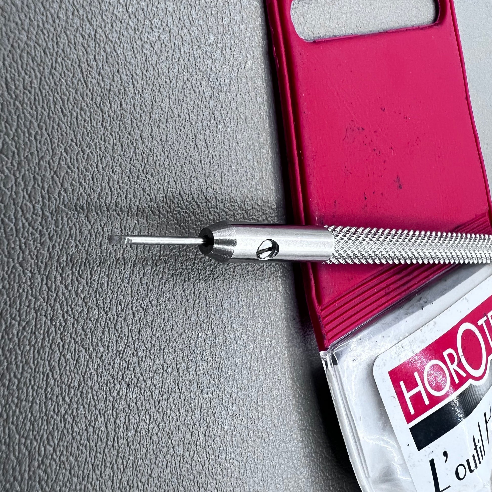 Horotec MSA01-201-080 precision screwdrivers 0.80mm for watch repair, no spare blades included.