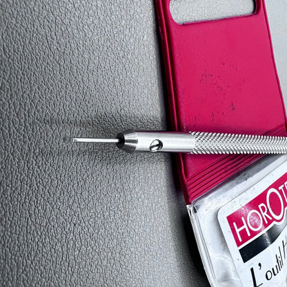 Horotec MSA01-201-080 precision screwdrivers 0.80mm for watch repair, no spare blades included.