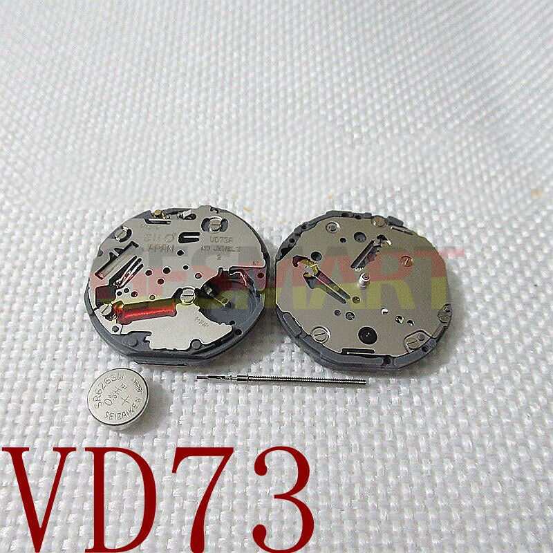 Hattori Epson TMI VD73 Quartz watch movement, precision Japan-made mechanism for watch repairs