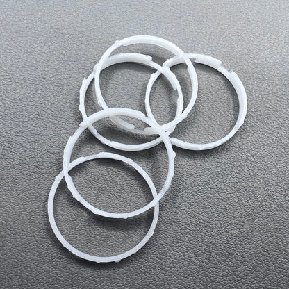 Set of 5 ETA watch movement spacer rings, 3.2mm cushion mount for precise assembly