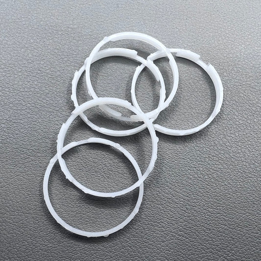 Set of 5 ETA watch movement spacer rings, 3.2mm cushion mount for precise assembly