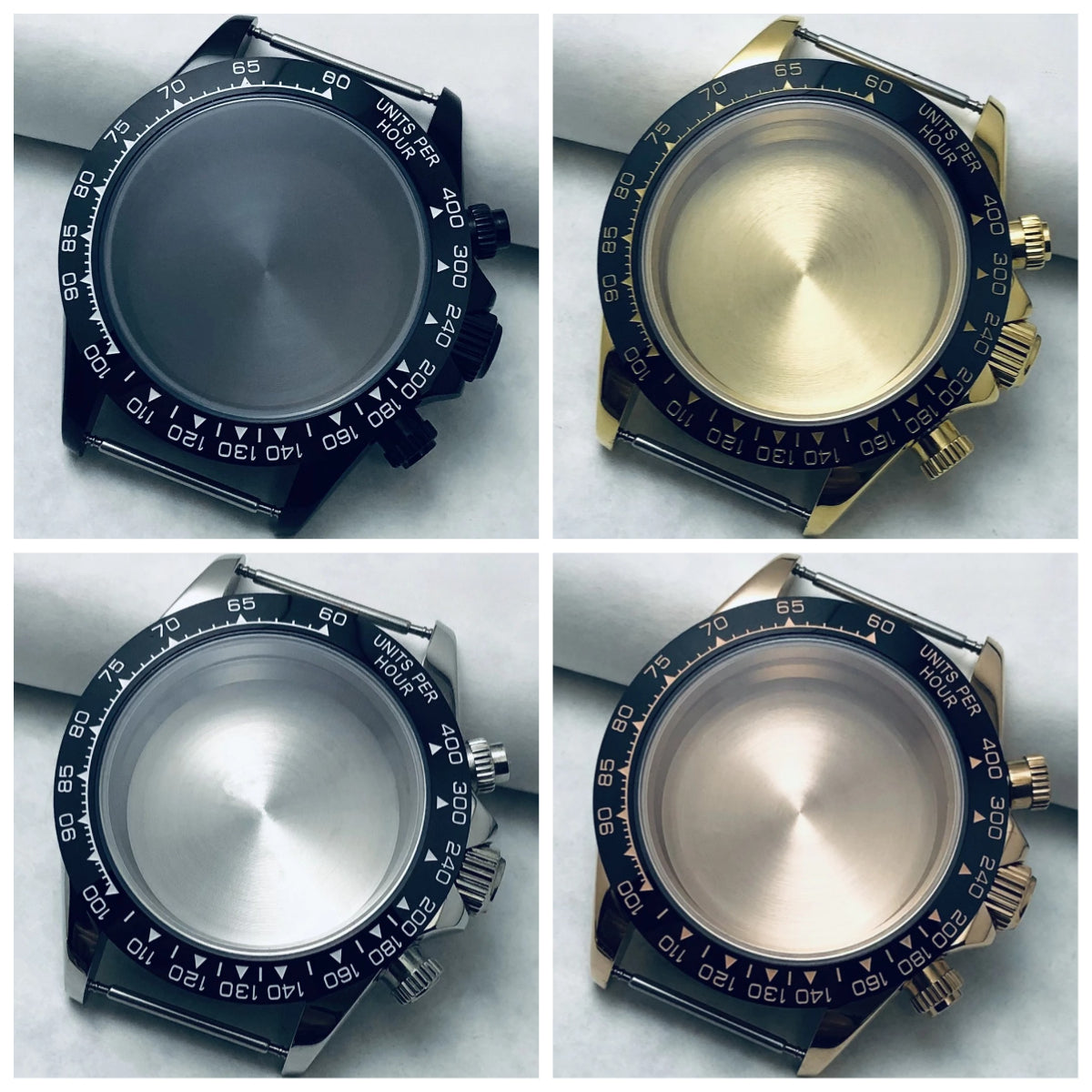 Modified Daytona Chronograph 40mm VK63 Ceramic Bezel Watch Case Fit VK63A VK64