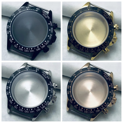 Modified Daytona Chronograph 40mm VK63 Ceramic Bezel Watch Case Fit VK63A VK64