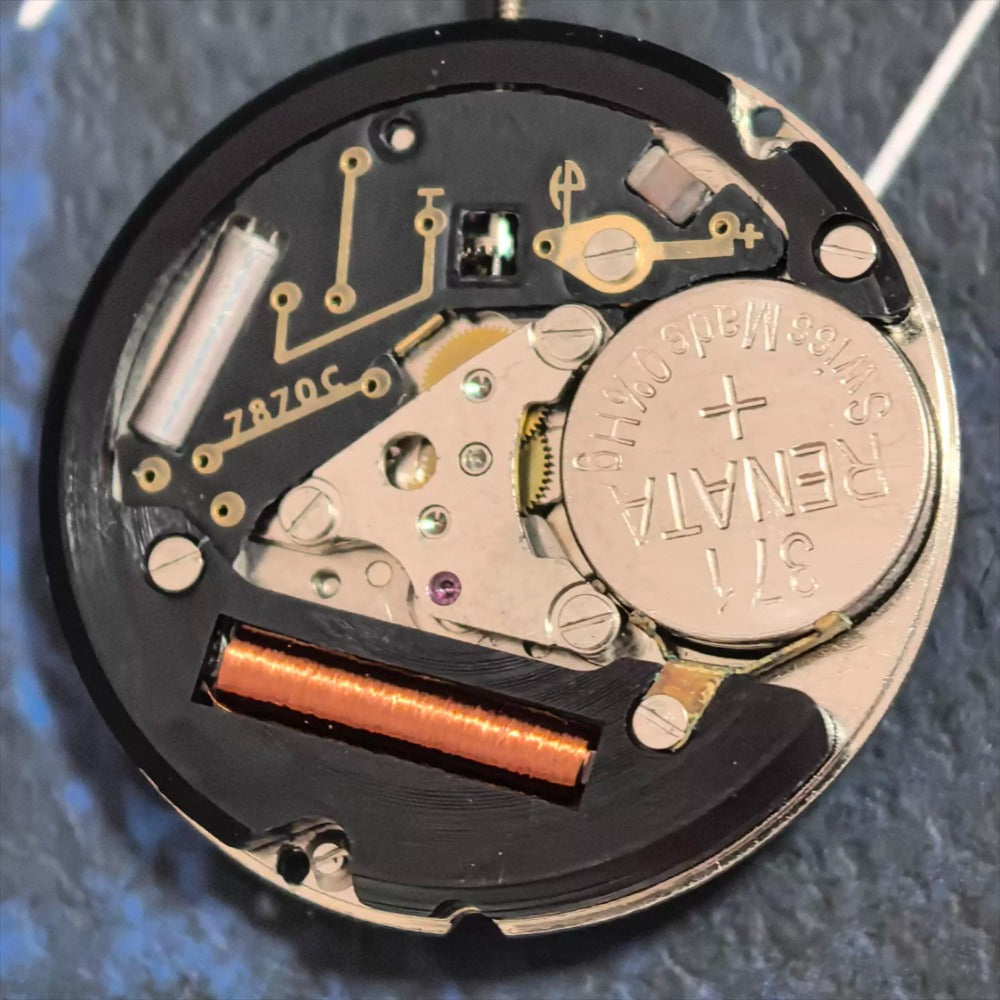 Swiss Made ETA7870 quartz watch part with 5 hands, precision replacement for Swiss watch repairs.