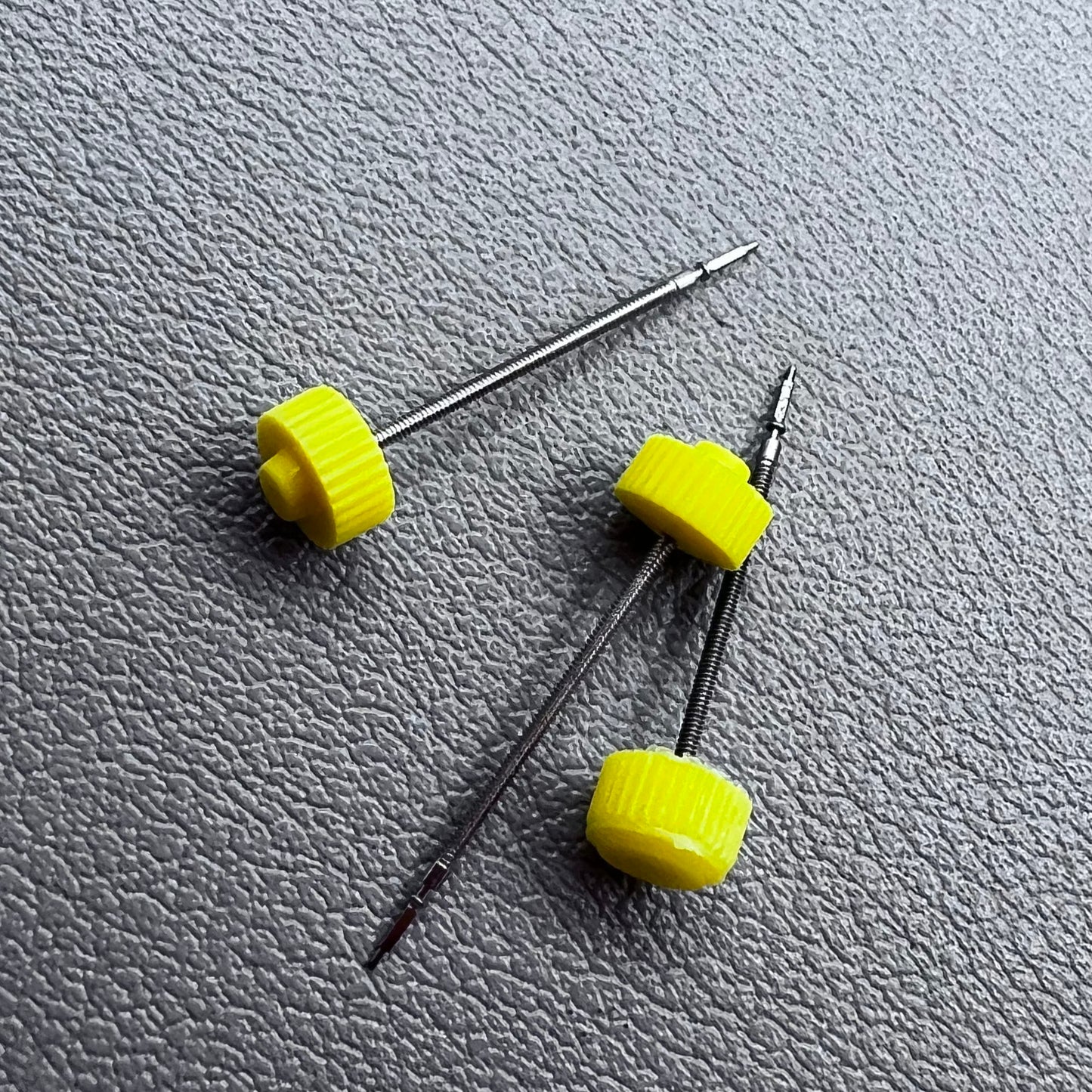 3 PIECES Generic Watch Winding Stems Watch Stems for ISA 125 ISA127 Movement