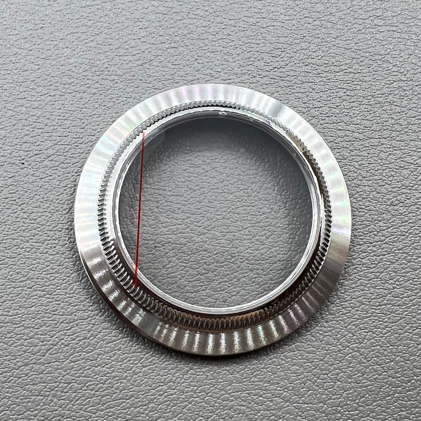 35.5mm Silver Stainless Steel Watch Back Cover Bottom Cover for Sub/Yacht/Vintage Case