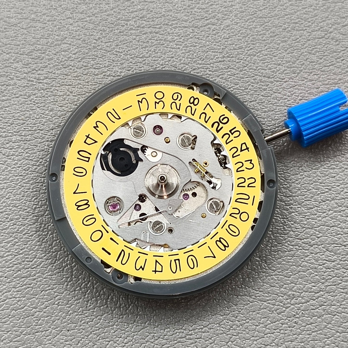Japan Yellow Disk Seiko NH35 Automatic Mechanical Movement Date@3