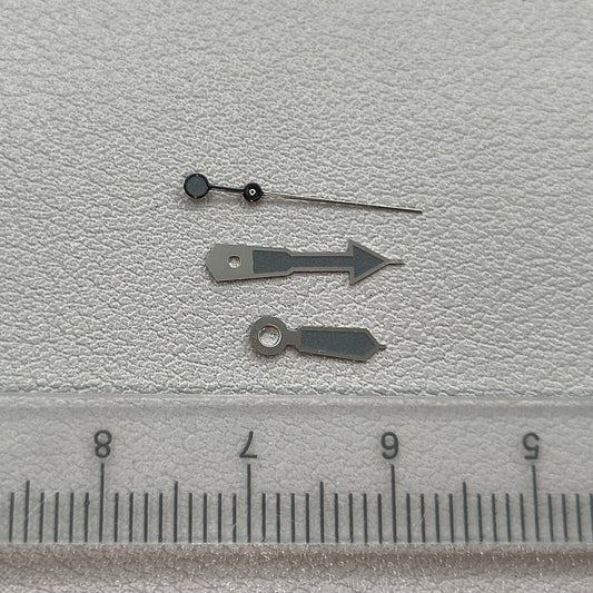 2 Sets Black Trim Green Lume Hands Sets for NH35 NH36 7S26 Movement