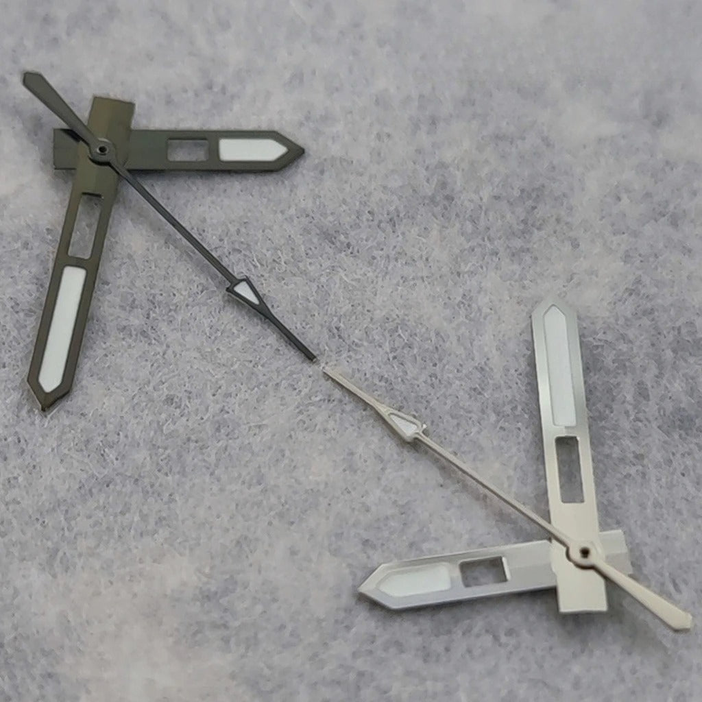 Modified Green Luminous Multicolor Watch Hands Pointers For NH35 NH36 NH38 7S/4R