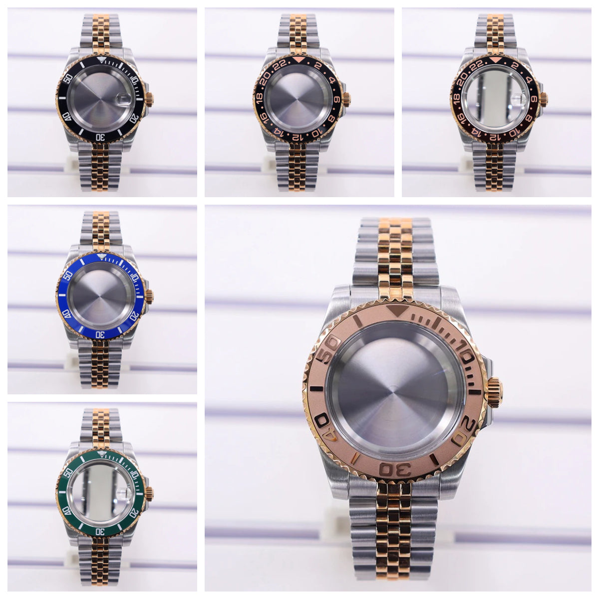 40mm Watch Case For NH35 NH34 NH36 NH70/Miyota8215/Eta2824 PT5000 Slide Buckle