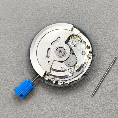 Seiko NH35 Mechanical Movement Black Disk Orange Font Date@3 Crown@3.0
