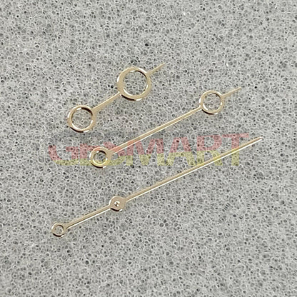 Blue-green luminous hollow bubble-shaped watch hands, ideal for NH35/NH36/4R/7S movement customization.
