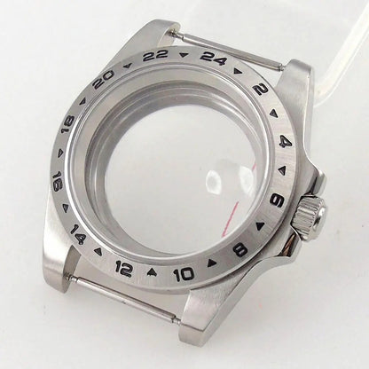 39mm GMT Bezel Sapphire Watch Case Fit NH34/35/36 PT5000 Miyota 8215 2836 2813